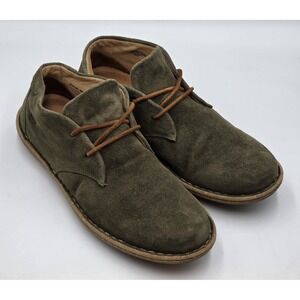 Born Sampson Suede Chukka Boot Men's 9 Olive Green Lace Up Comfort Ankle Shoe
